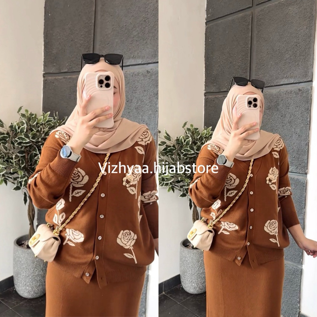 IFMARA TOP/CARDIGAN/CARDIGAN ONLY THE CARDIGAN NOT INCLITING DRESS Simple Muslim Womens TOP