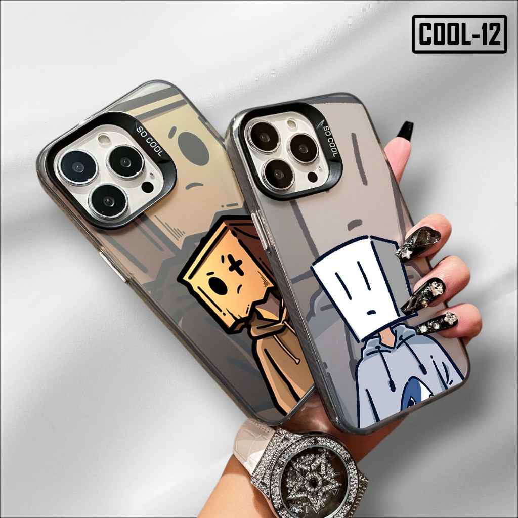 Oppo A6X Oppo A6 4G Oppo A6T เคสโฮโลแกรม IMD Image Box Man Pattern COOL-12