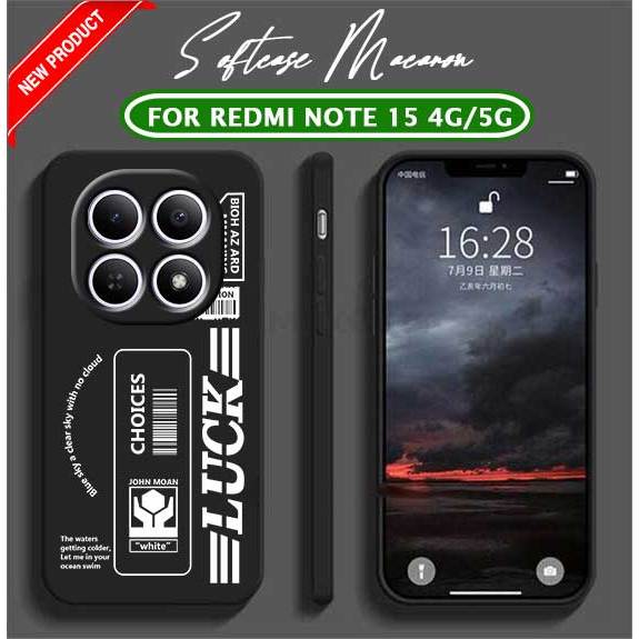 [UV36] Softcase Square Luck สําหรับ REDMI NOTE 15 4G/5G - CASE - CUTE CASE