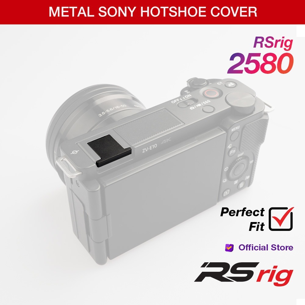 RSRIG SONY HOTSHOE COVER PURE โลหะ ALUMINIUM สําหรับ SONY ALPHA MULTI INTERFACE HOTSHOE IISO HOT SHO