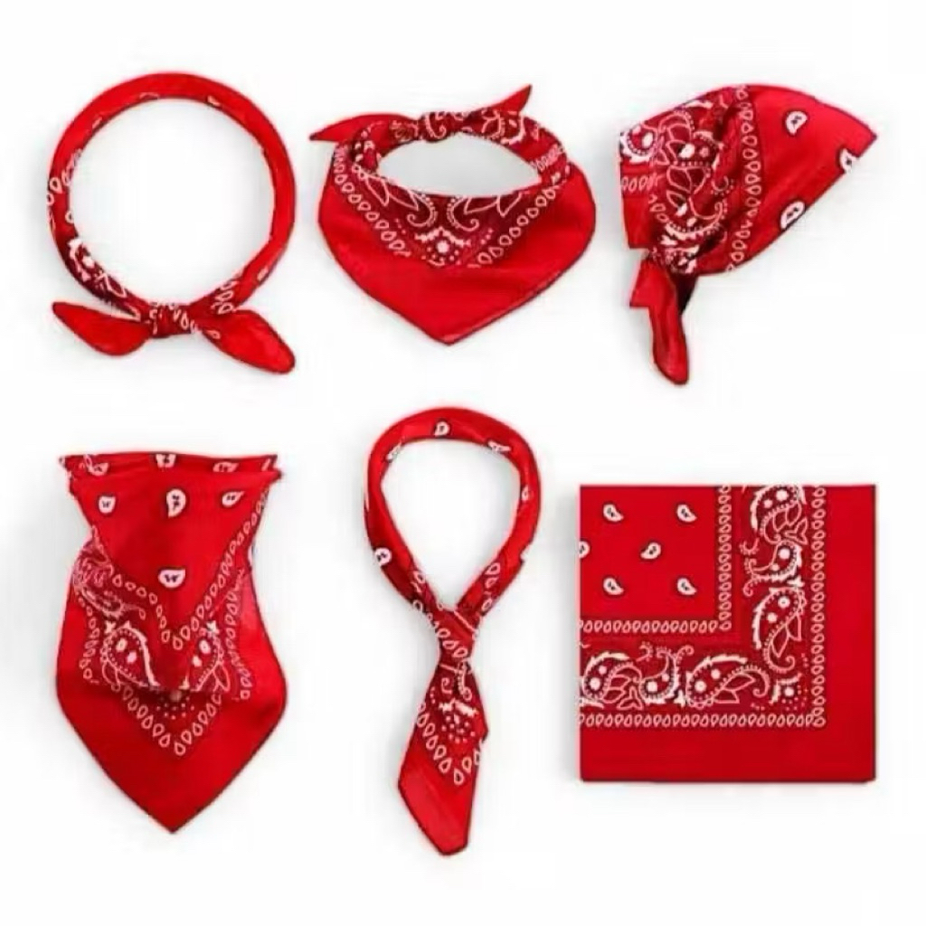 Bandana Scarf Slayer / Scarf Bandana Slayer Hip Hop Retro Punk 60x60 เหมาะสําหรับกิจกรรมกลางแจ้งตั้ง