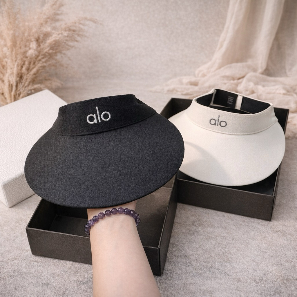 ALO Visor Golf Padel เทนนิส Jogging ยิมนาสติกแฟชั่นกีฬากลางแจ้งผู้หญิงนําเข้า Premium (ไม่มีกล่อง)