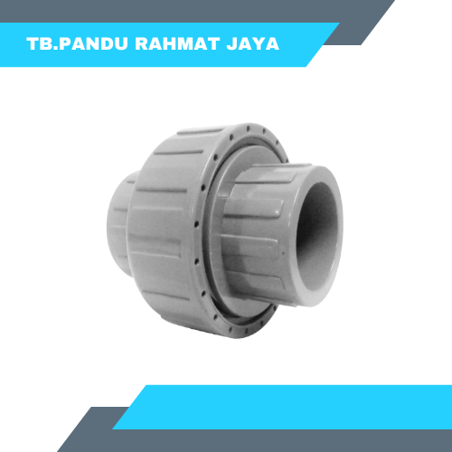 Watermur 1/2" ซ็อกเก็ต Power Union 1/2 นิ้ว PVC ธรรมดา