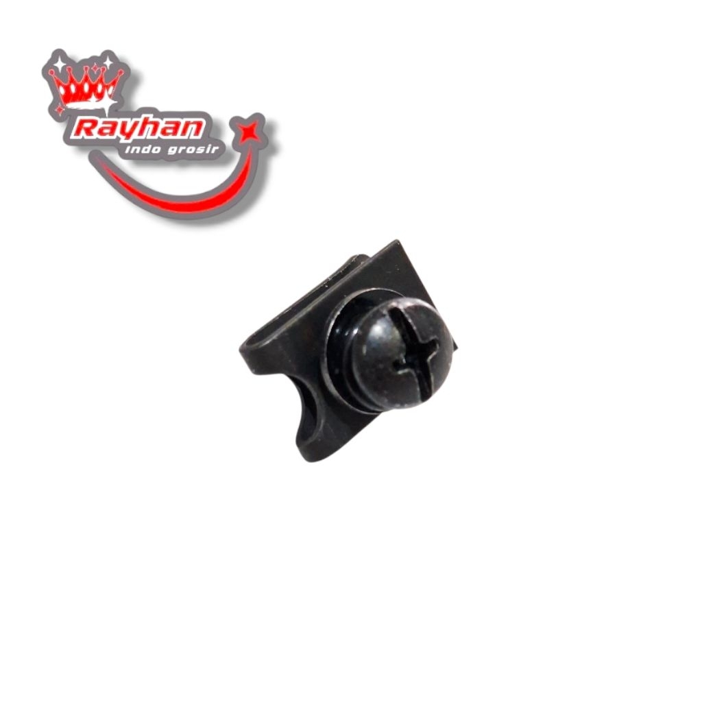 คลิปหนีบ BOLTS และ M6 หนึ่งชุดสําหรับอุปกรณ์มอเตอร์ไซค์และรถยนต์หมายเลขจาน
