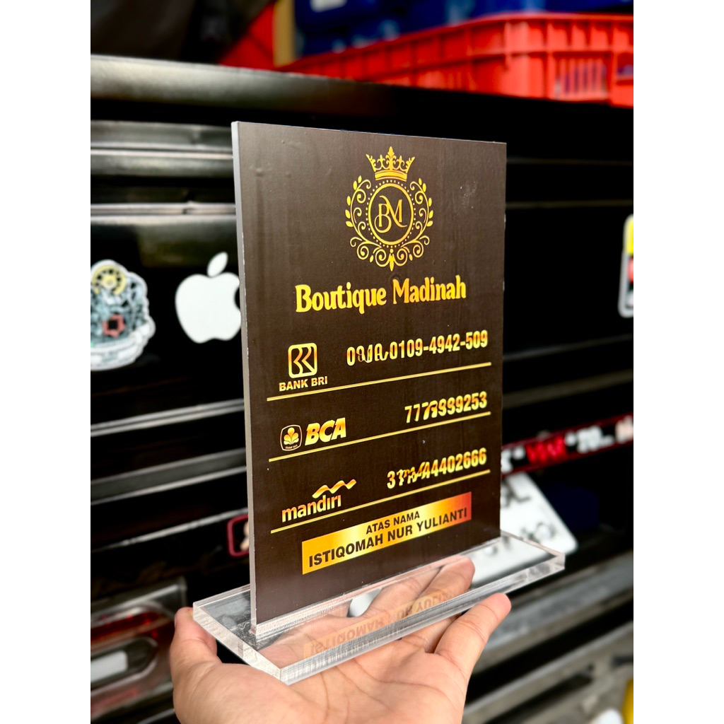 (CAN REQUEST REQUEST REQUEST) ACRYLIC TABLE / TABLE DISPLAY ขนาด 20x15CM PREMIUM THICK MATERIAL