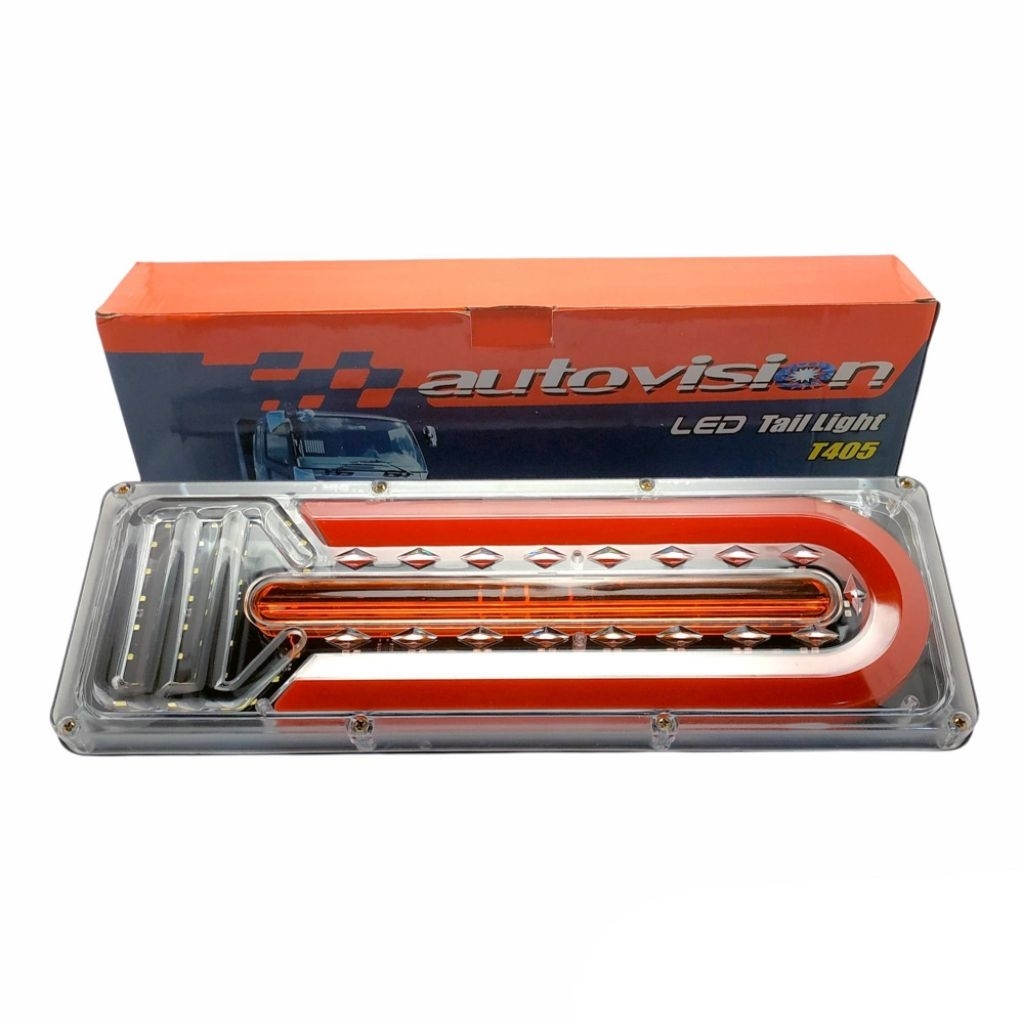 AUTOVISION 24V,405 GKLASE LED STOP LAMP - RUNNING TURNING SIGN 24V (2 ชิ้น)
