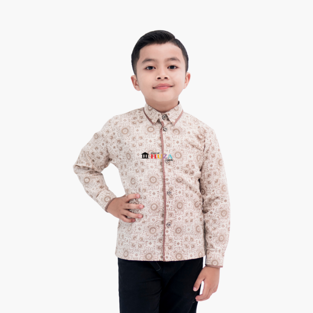 KAMEJA BATIK HUZA - เสื้อบาติกแขนยาว AXCEL CHILDRENS SHIRT SK LIS