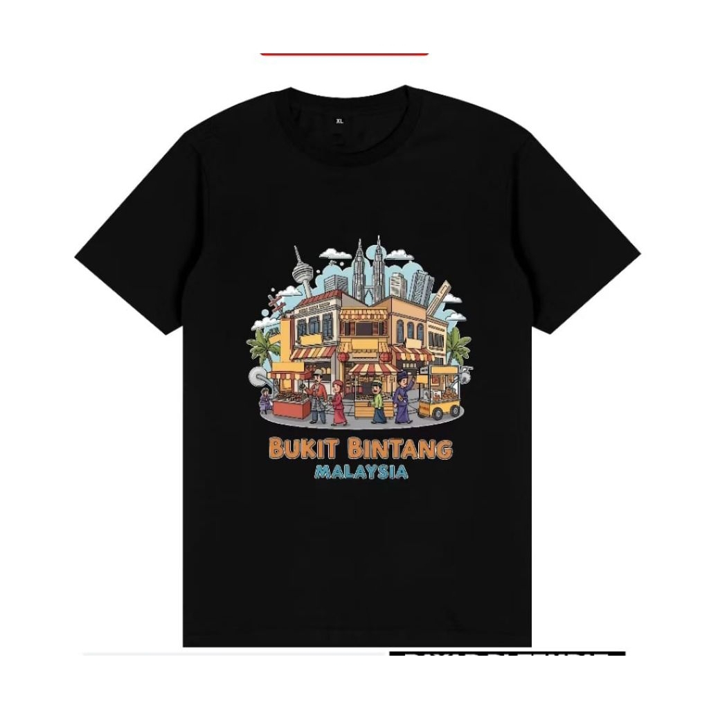 เสื้อยืด MALAYSIAN STAR BUKIT พร้อม VECTOR MOTIF