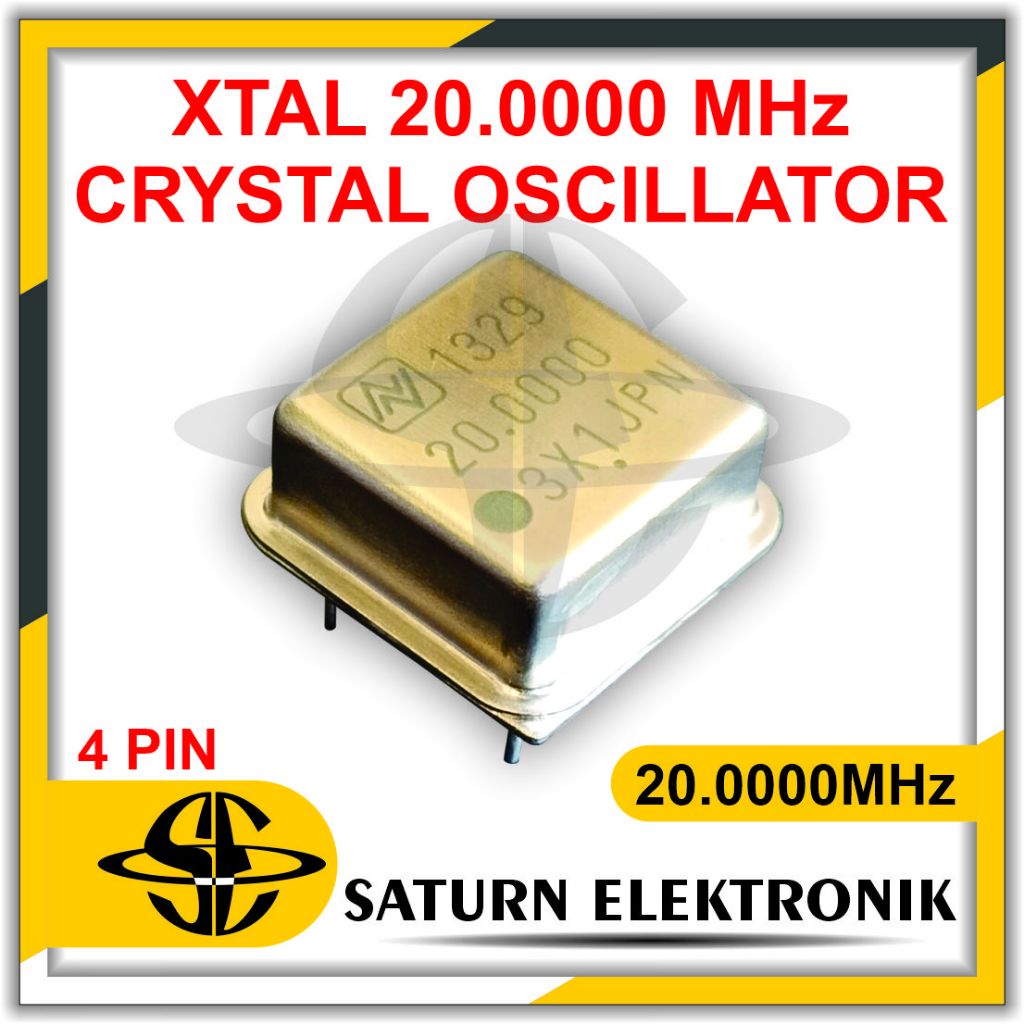 XTAL 20.0000 MHz CRYSTAL OSCILLATOR 4 PIN