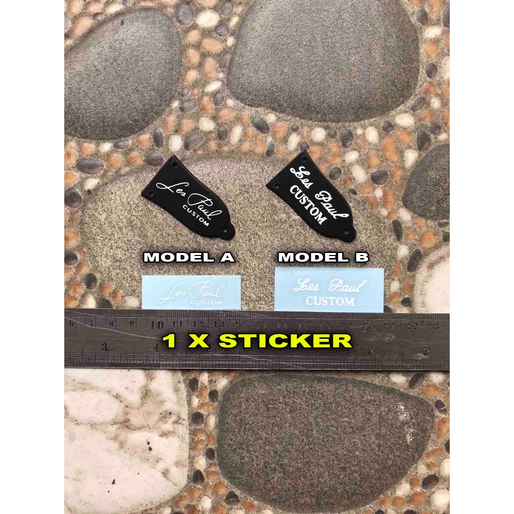 Les Paul Custom Logo Sticker Cover Truss rod Headstock Neck Guitar Gibson Lespaul Acoustic Electric 