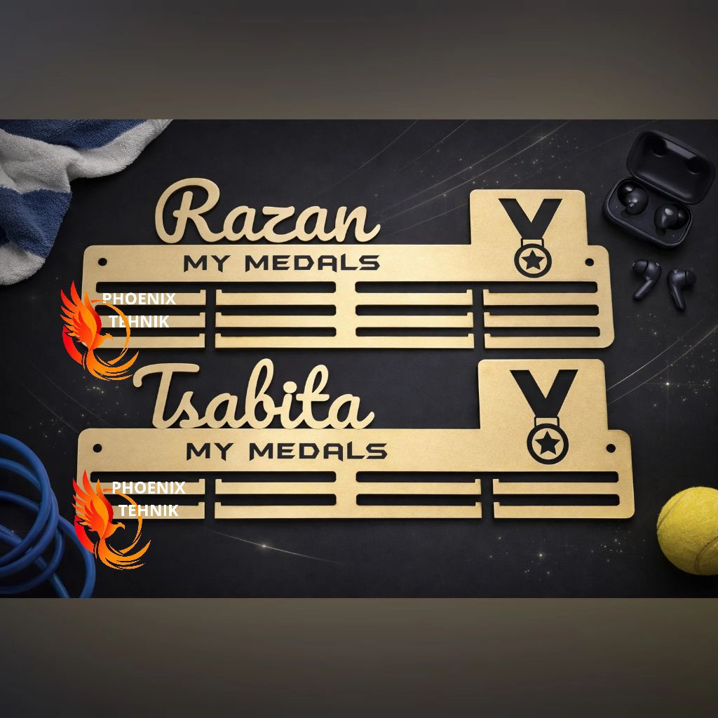 GUNDAN GOLD MIROR MY MEDALS / MEDAL HANGER