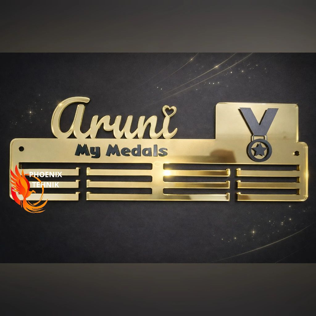 CUSTOM NAME และกีฬา MEDAL PLACE / CUSTOM NAME HANGER / CUSTOM NAME GOLD MIRROR MEDAL PLACE