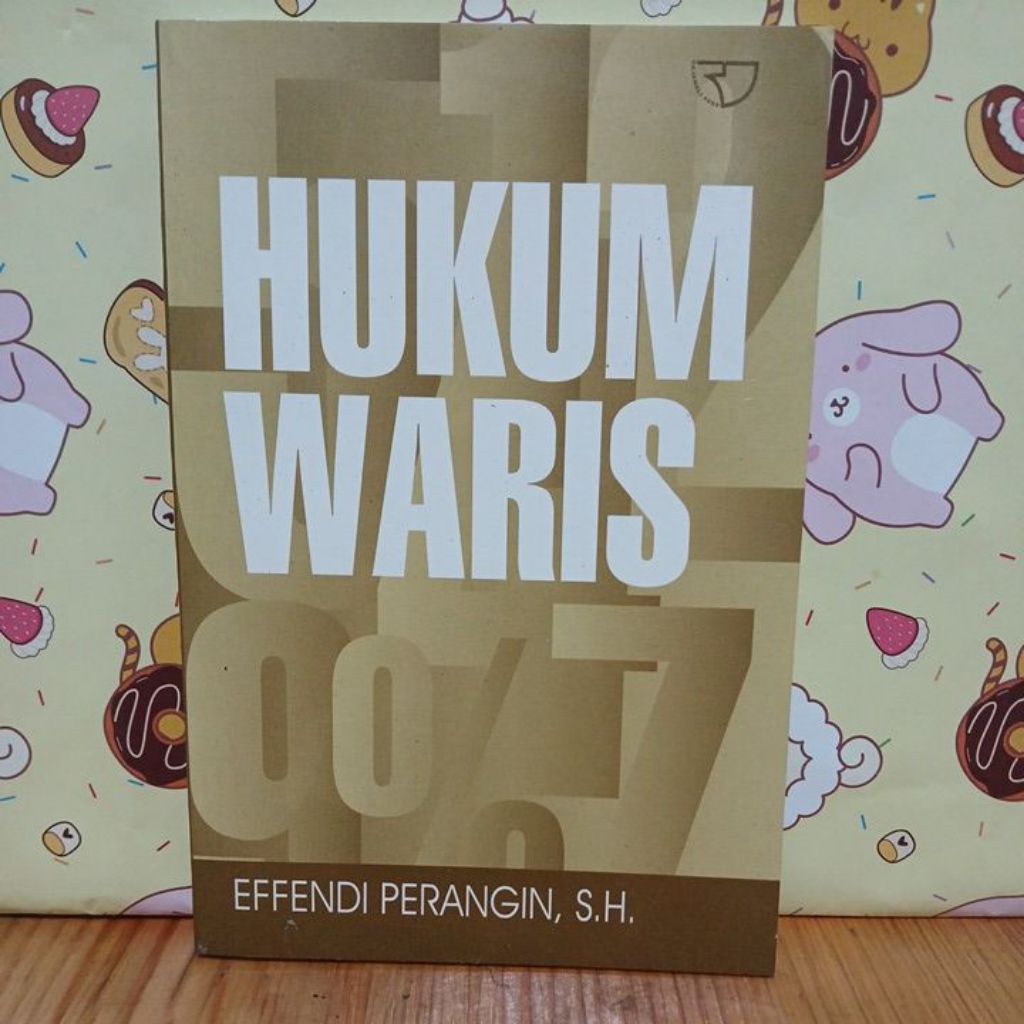 กฎหมายมรดกโดย Effendi Warin, SH. ต้นฉบับของแท้