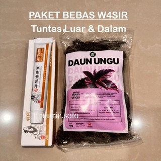 [ PAKET AMPUUHH WASIR ] TEH DAUN UNGU & SALEP AMBEIEN ORIGINAL 100%