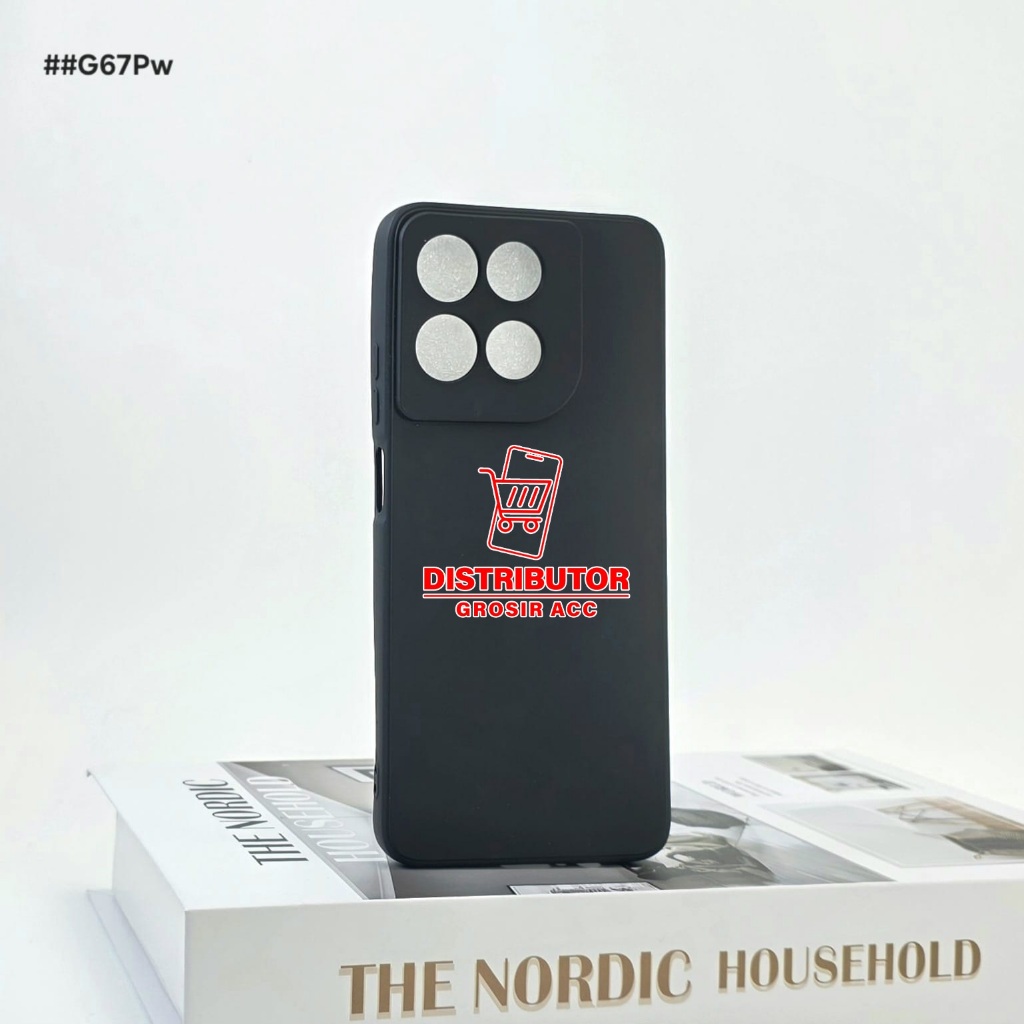 MOTO G57 POWER MOTO G67 POWER CASE MACAROON BLACK PREMIUM SOFT CASE สีดํา MOTO G57 POWER MOTO G67 PO