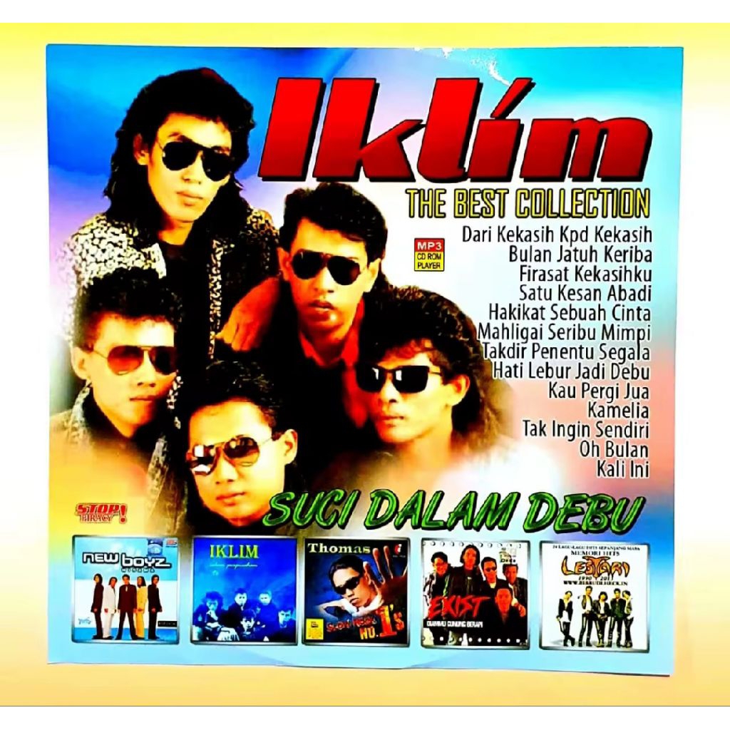 MP3 CASSETTE AUDIO MUSIC 150 MALAYSIAN POP SONGS THOMAS ARYA ALBUM-IKLIM-UKS-NEW BOYS-MALAYSIAN SONG