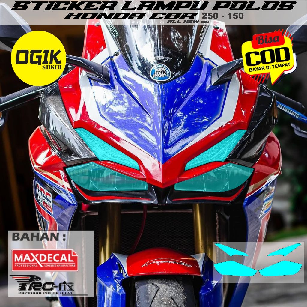 MATA Honda new cbr 150R สติ๊กเกอร์ไฟหน้าและคิ้ว