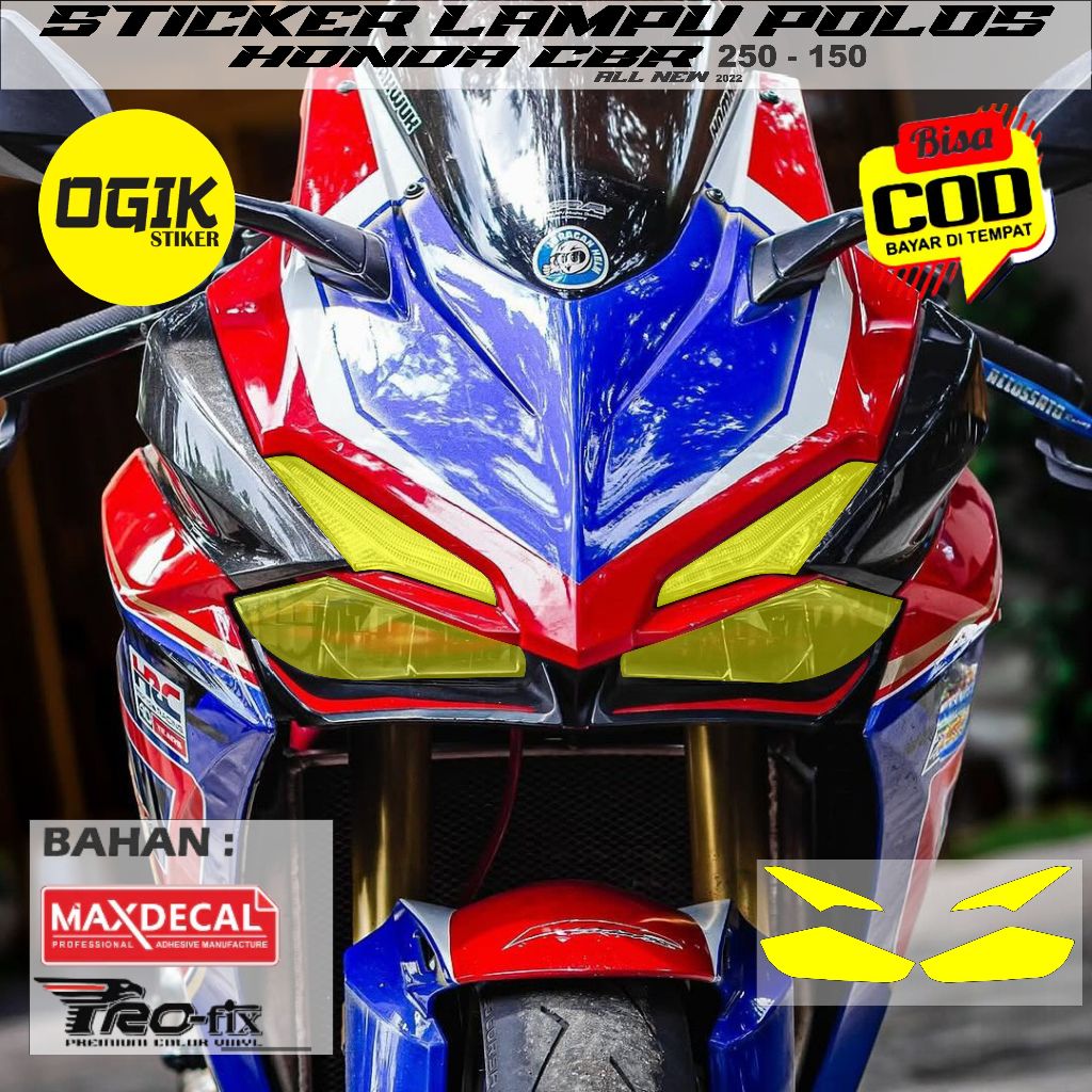 MATA Honda new cbr 150R สติ๊กเกอร์ไฟหน้าและคิ้ว รูปที่ 5