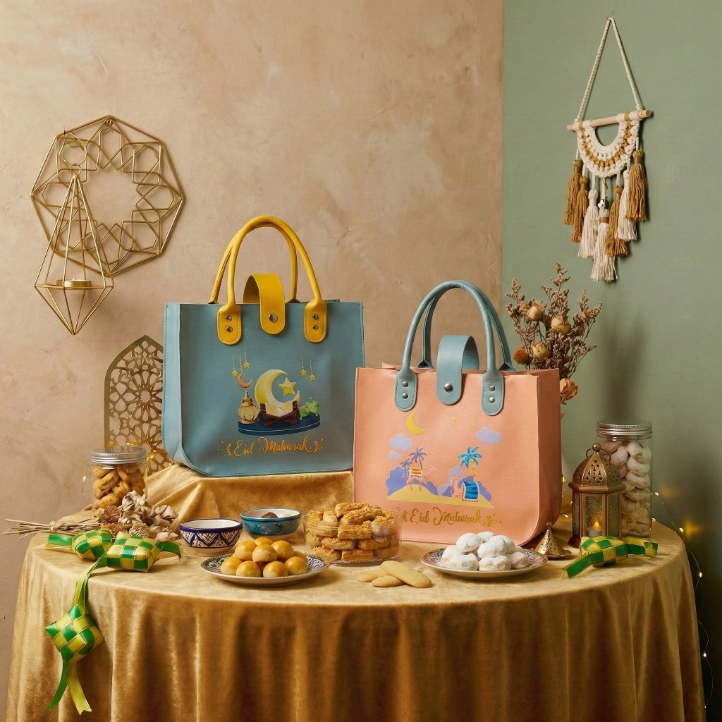 Eid al-Fitr Goodie Bag / Eid Hampers Bag / Eid Tote Bag / Eid Tote Bag / AMI02 I SLA10