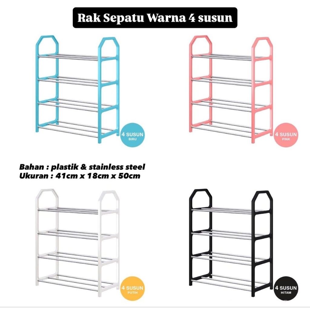 4SSN COLOR SHOE RACK MINIMALIST SHOE RACK