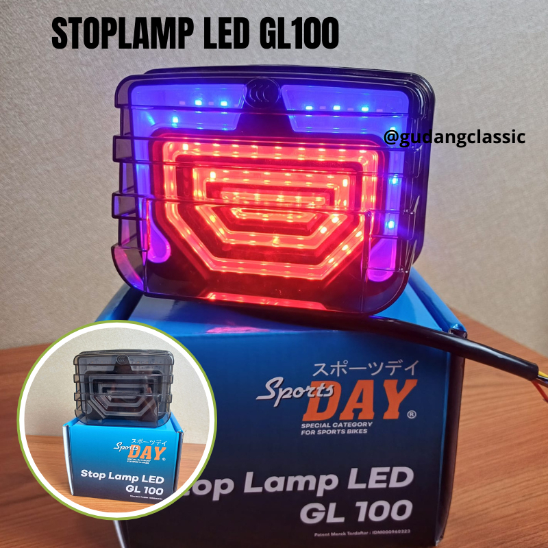 Stoplamp Honda Win GL100 C700 C800 Raning Led Diamond Clear Mica โคมไฟหยุดด้านหลัง GL 100 C 700