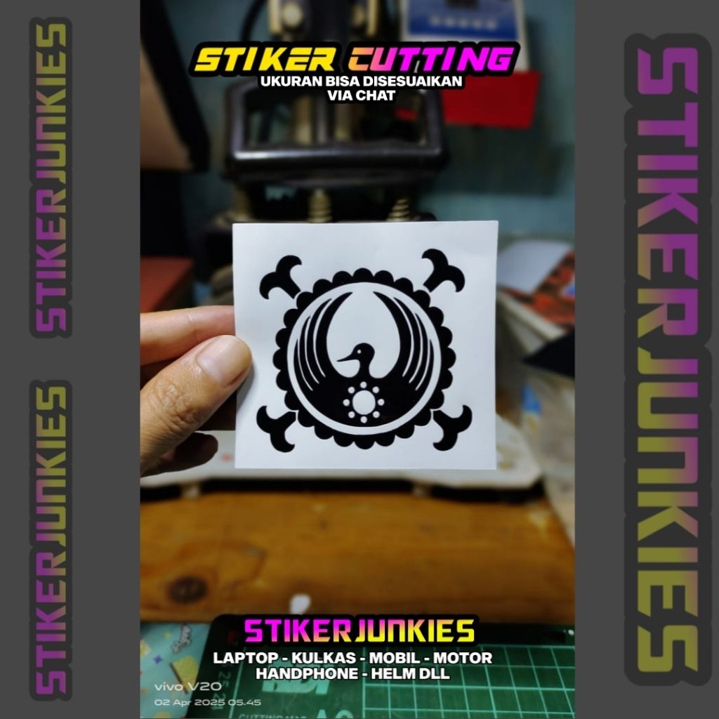 KLAN KOZUKI ODEN เครื่องตัดสติ๊กเกอร์โลโก้ชิ้นเดียว