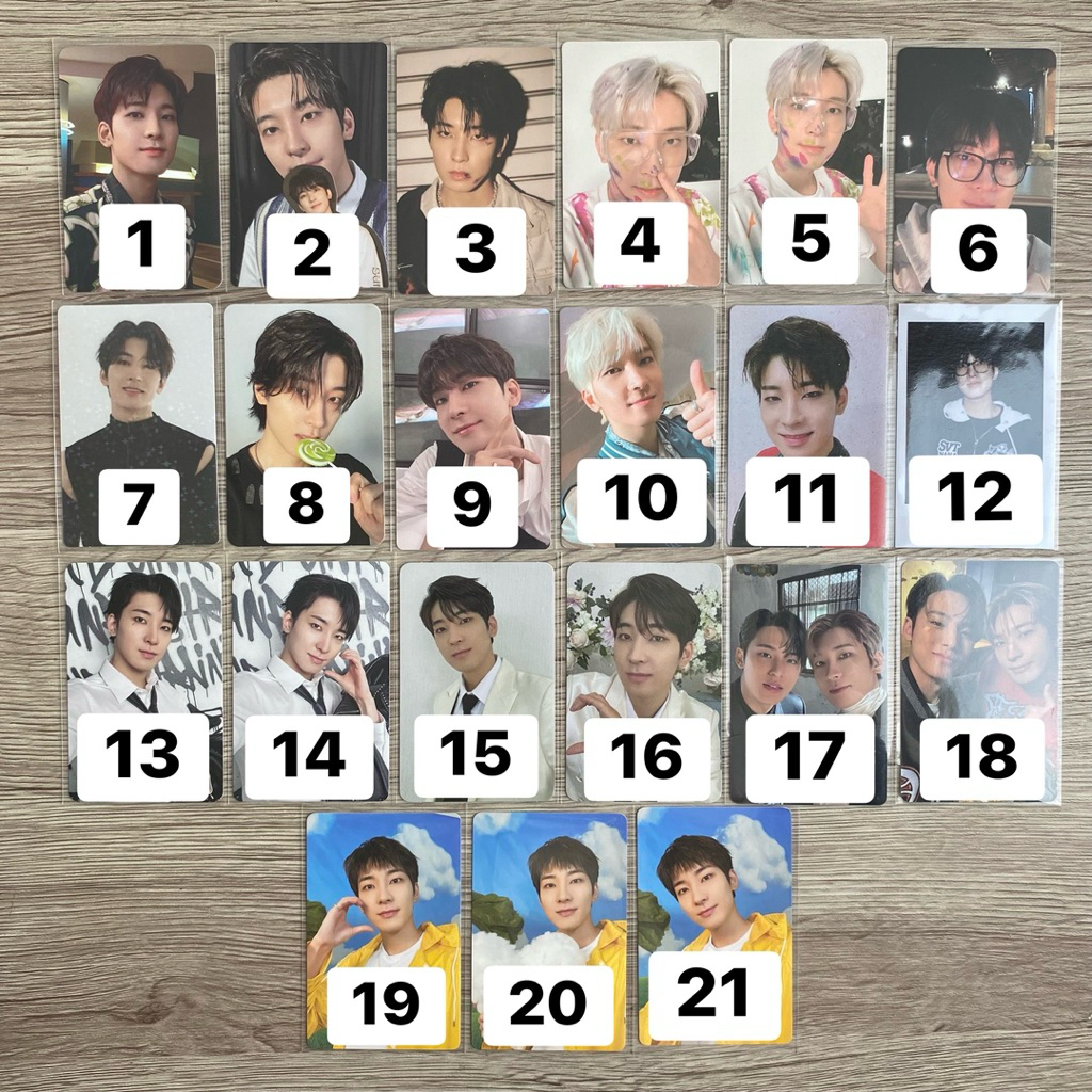 [REPRICE] SEVENTEEN WONWOO PHOTOCARD อย่างเป็นทางการ svt pc scoups cheol kkuma cimmu cheol fitt card