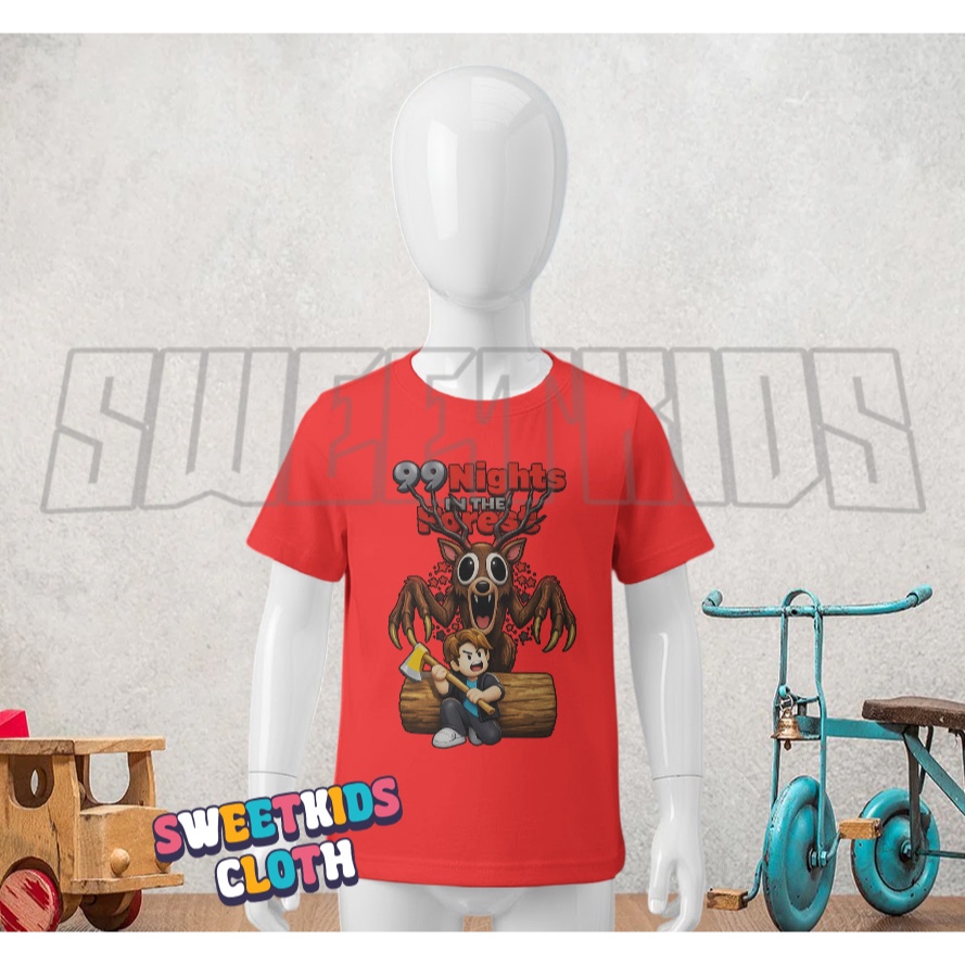 99 Nights In The Forest Roblox Kids T-Shirt / Roblox 99 Nights In The Forest Kids Tops