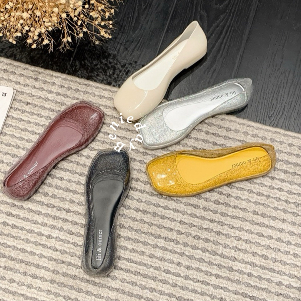 BenieDay - Jennie Flat Shoes Jelly / Womens Flat Jelly Shoes