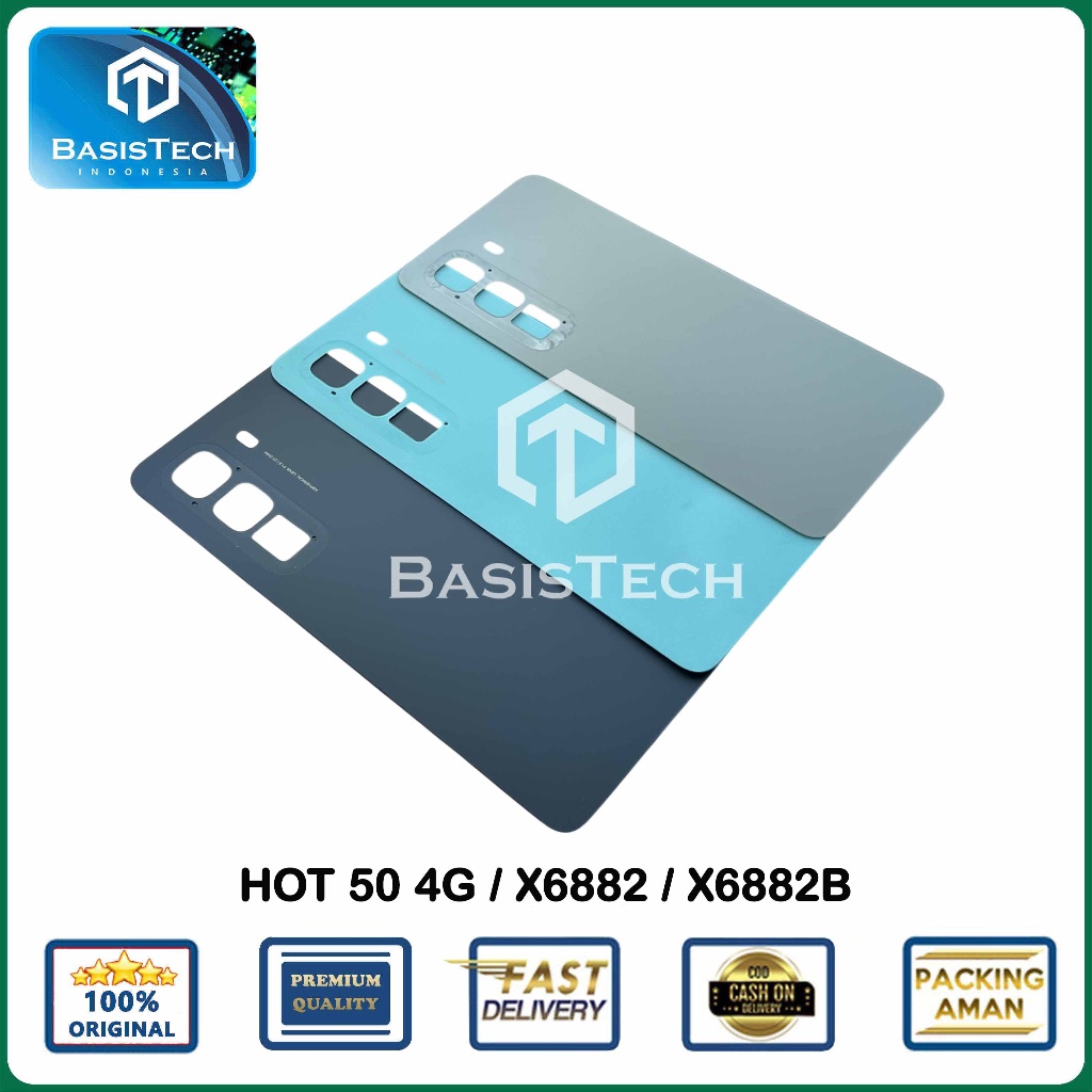 BACKDOOR สําหรับ INFINIX HOT 50 4G X6882 - X6882B คุณภาพดั้งเดิม