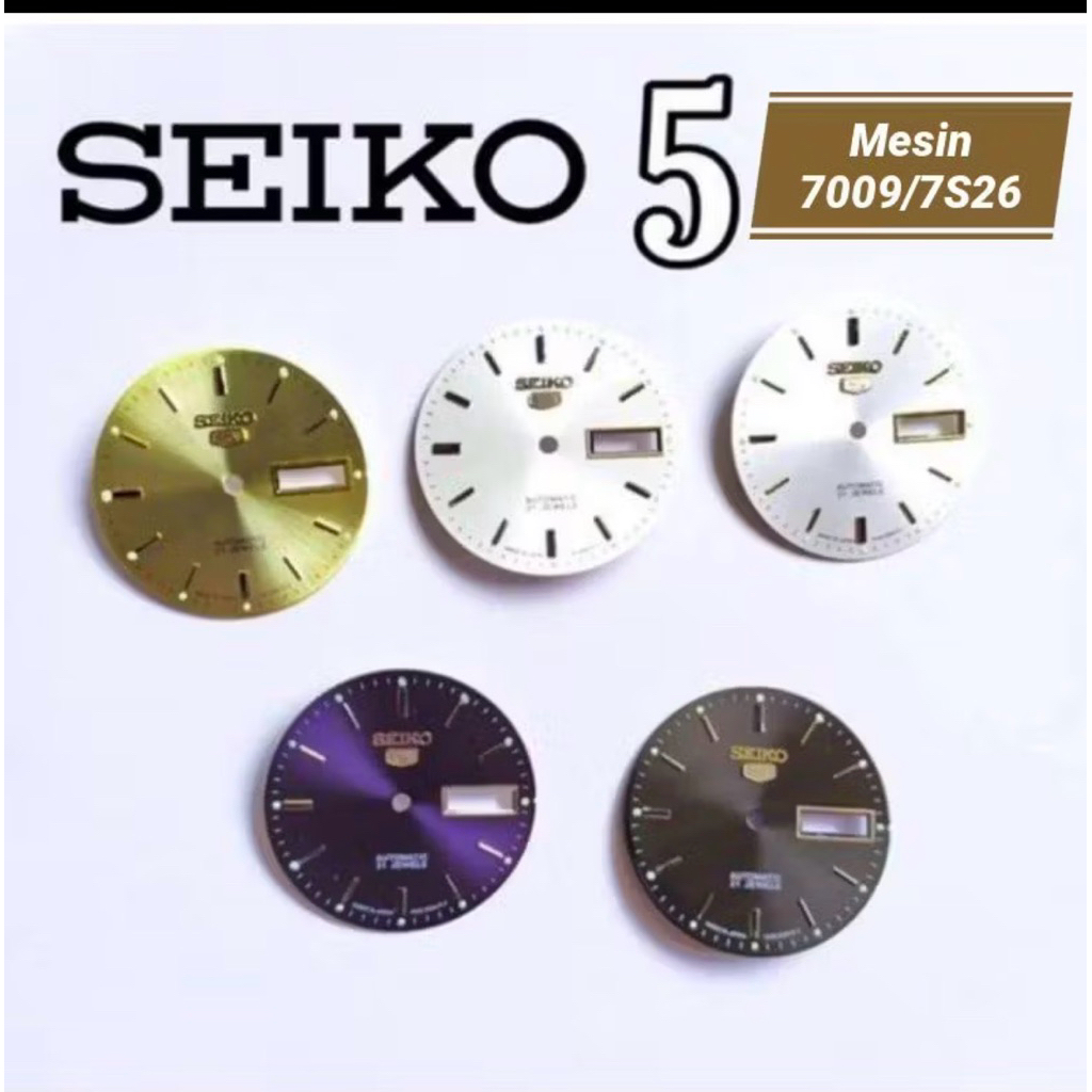 Seiko5 แผ่นนาฬิกาอัตโนมัติ 7s26/7009