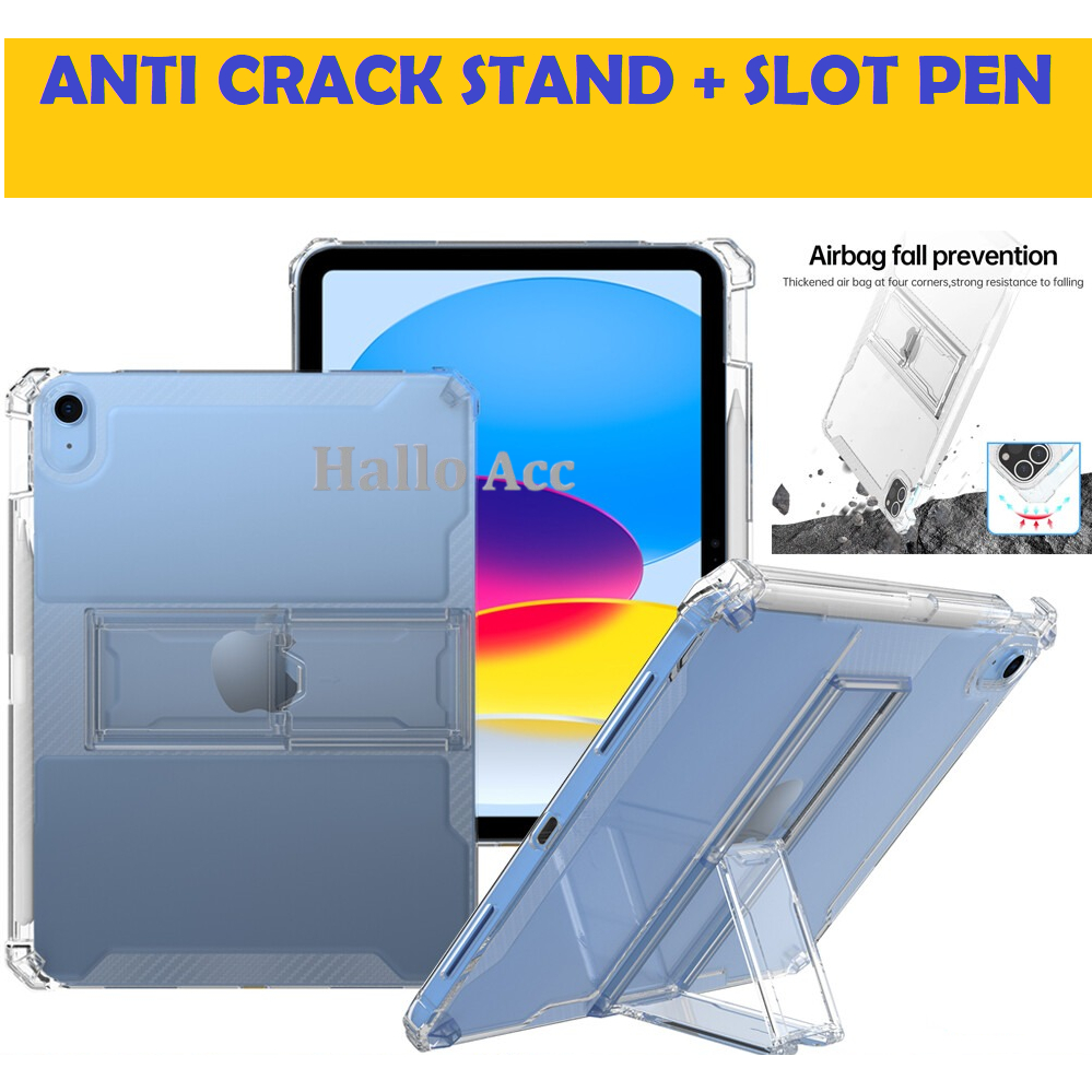 Ipad Gen 11 11 นิ้ว / ขาตั้งป้องกันการแตก Ipad Gen 11 2025 ขาตั้งป้องกันการแตกซิลิโคนใส