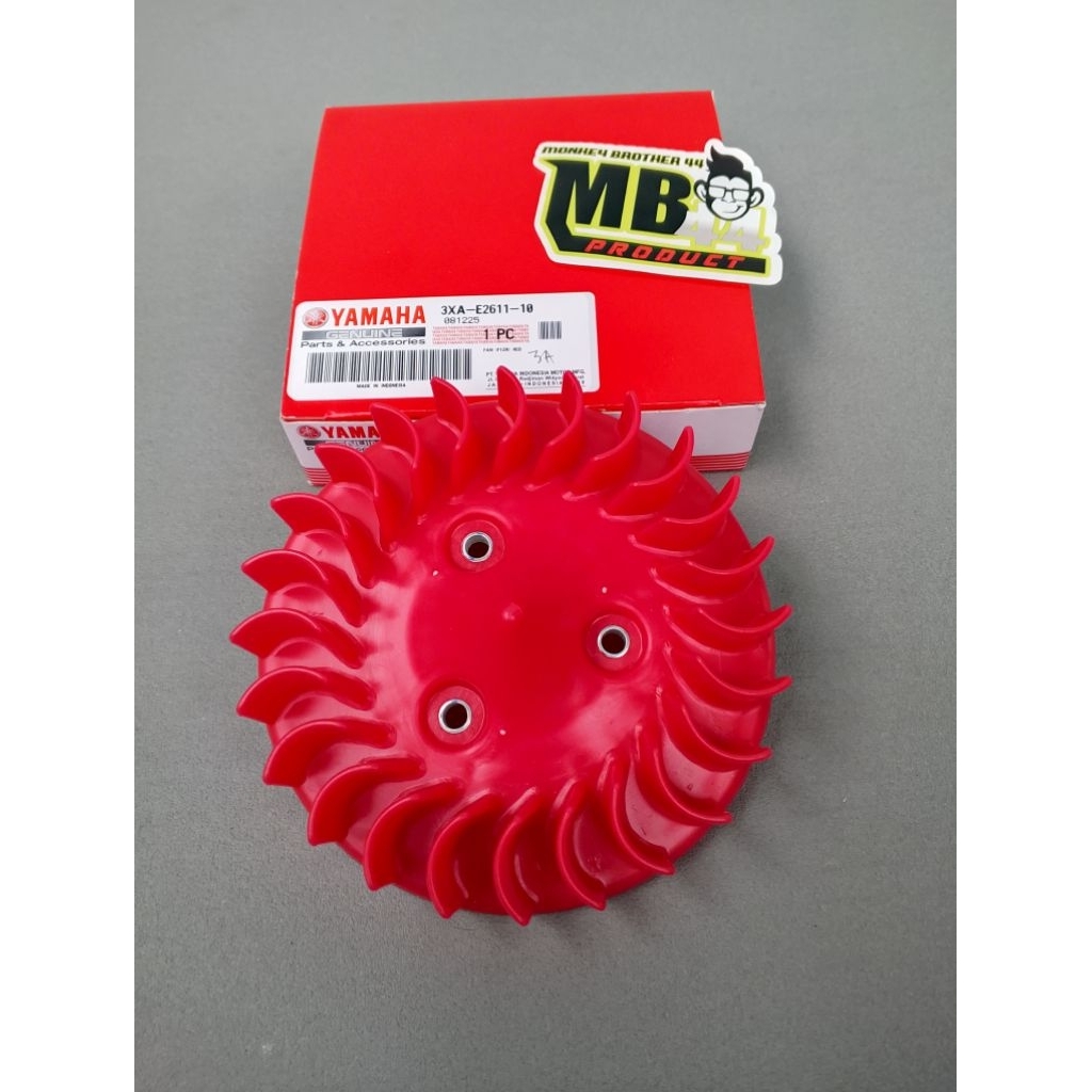 MERAH MESIN FIZR RED LEFT ENGINE MAGNET FAN | F1Zr | บังคับต้นฉบับ YAMAHA 3XA-E2611-10