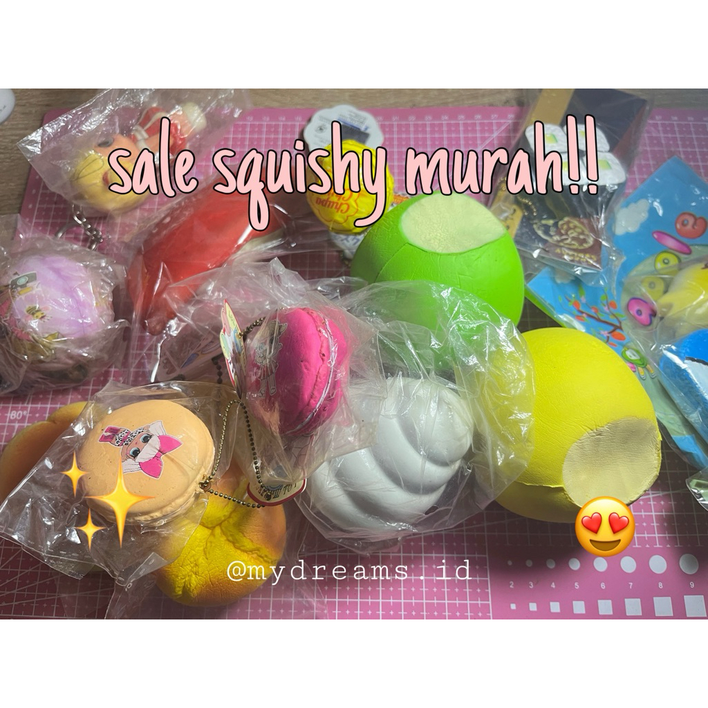 FLASHSALE SQUISHY LICENSED/COMMON (IBLOOM, PUNIMARU, CREAMIICANDY ETC) สั่งซื้อล่วงหน้าและใหม่