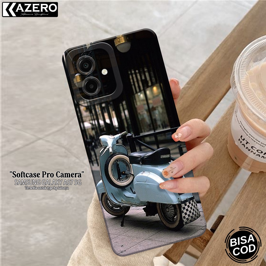 HP ล่าสุด Samsung Galaxy A07 5G 2026 เคสโทรศัพท์ซิลิโคน - กล้อง Pro - เคส Vespa Samsung A07 5G - เคส