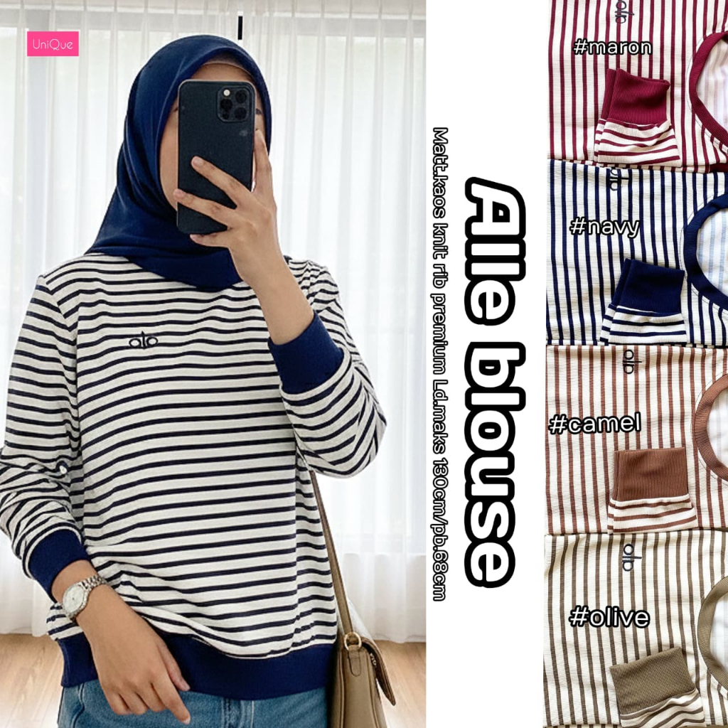 เสื้อผ้าผู้หญิง HQ ALLE BLOUSE จาก UNIQUe FASHION STORE