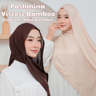 Pashmina Viscose Bamboo Premium - Viscose Modal Bamboo Airtech Shawl | Size 180x70 cm