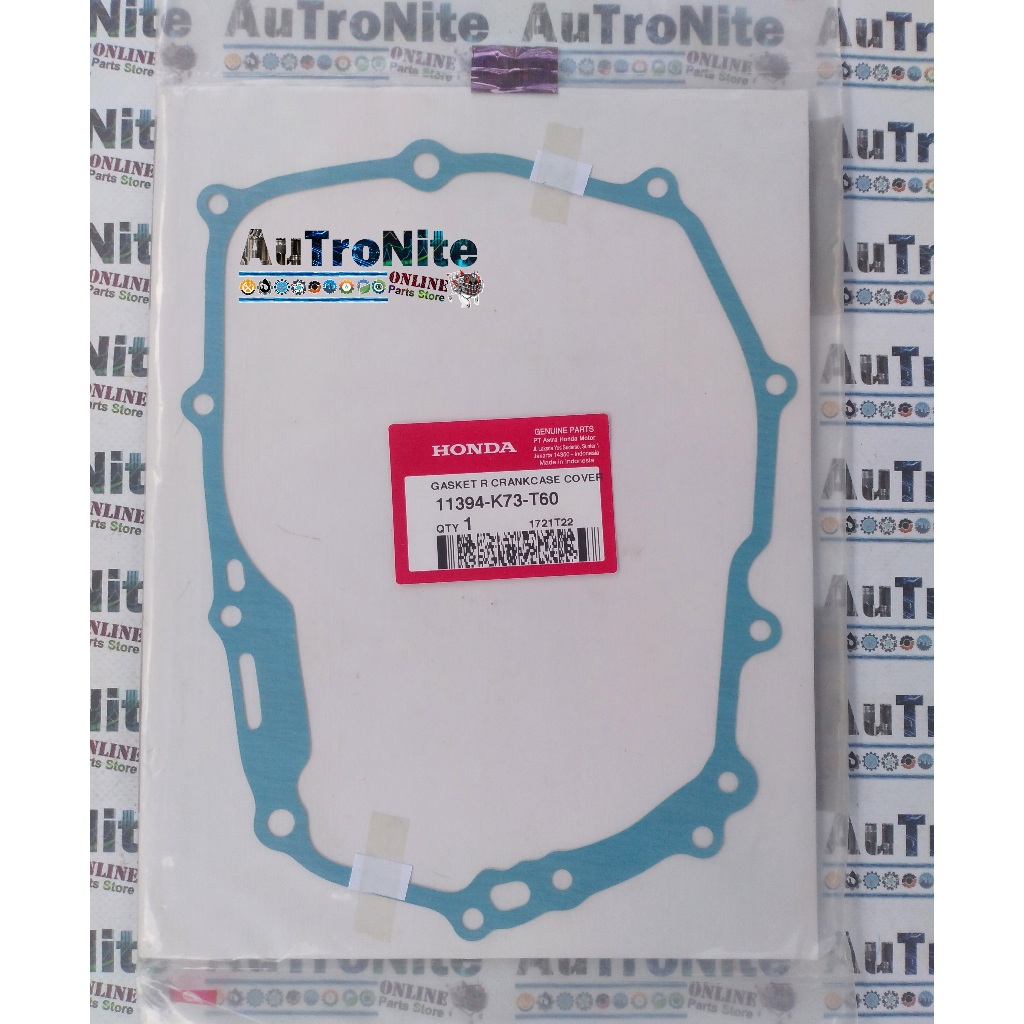 ปะเก็นบรรจุถังขวา R CrankCase ฝาครอบ 11394-K73-T60 Original Honda Super Cub Monkey MSX Blade Supra X