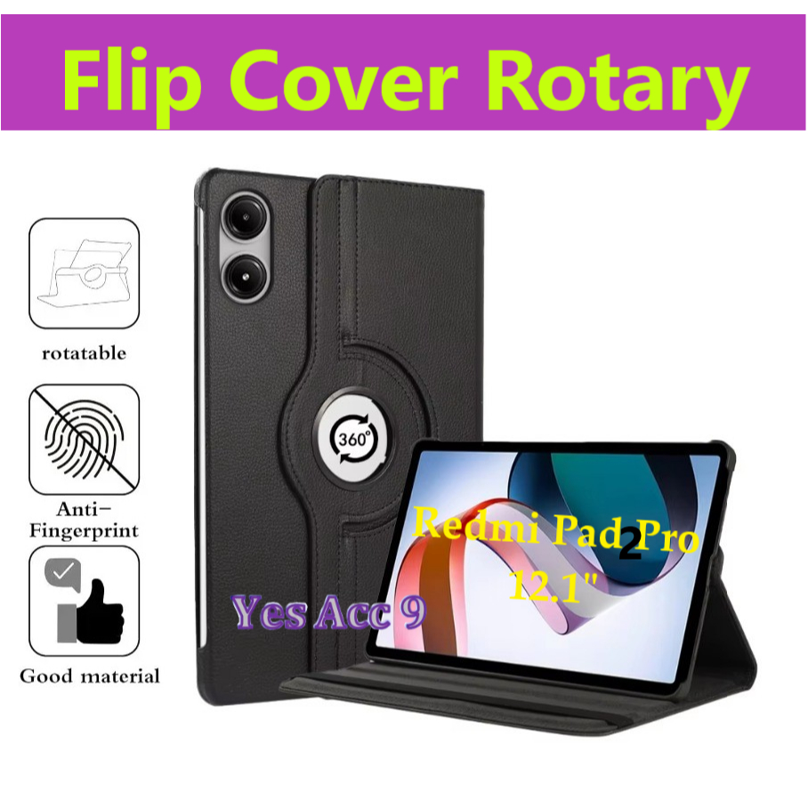 เคส REDMI PAD 2 PRO | REDMI PAD 2 PRO 12.1 2025 ซองหนังโรตารี่แบบฝาพับ
