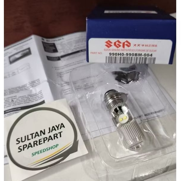 SUZUKI NEX2 NEX II LED HEADLIGHT BULB ORIGINAL WHITE BULB SGP 990H0-990BM-004