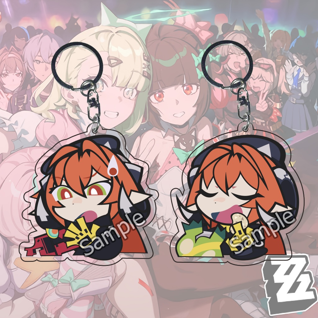 พวงกุญแจ zenless zero Orphie & Magus - พวงกุญแจอนิเมะ - พวงกุญแจพวงกุญแจ - ของที่ระลึก