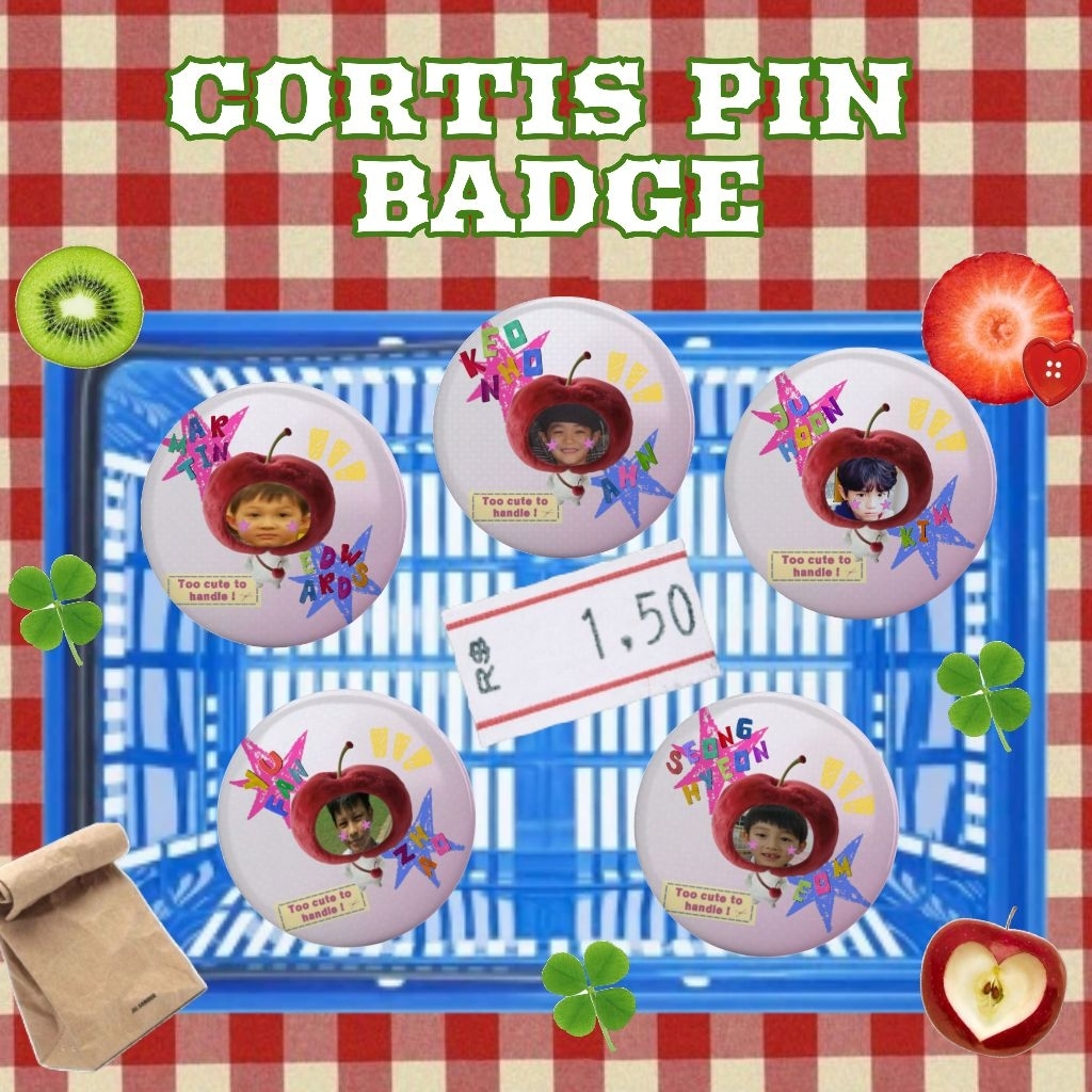 CORTIS BAG PIN/CORTIS BADGE PIN