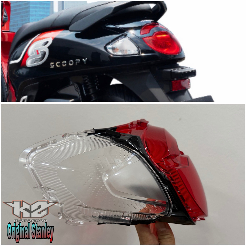 Original Scoopy New 2025 2026 กระจกไฟท้าย Stoplamp Mica