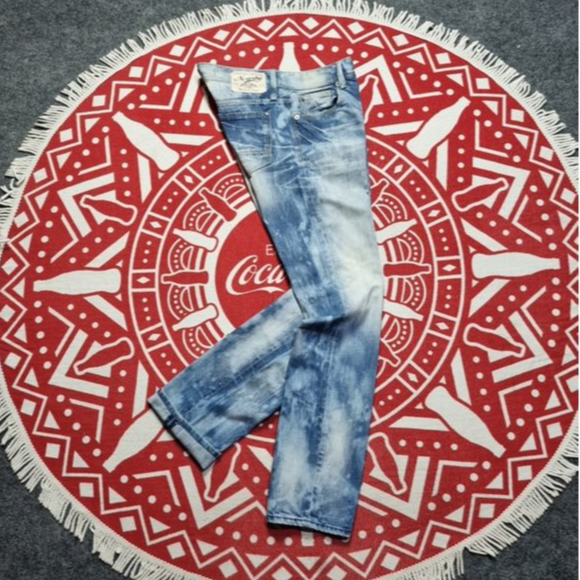 กางเกงขายาว Denim Acid Washed Nearby Tbj Pants
