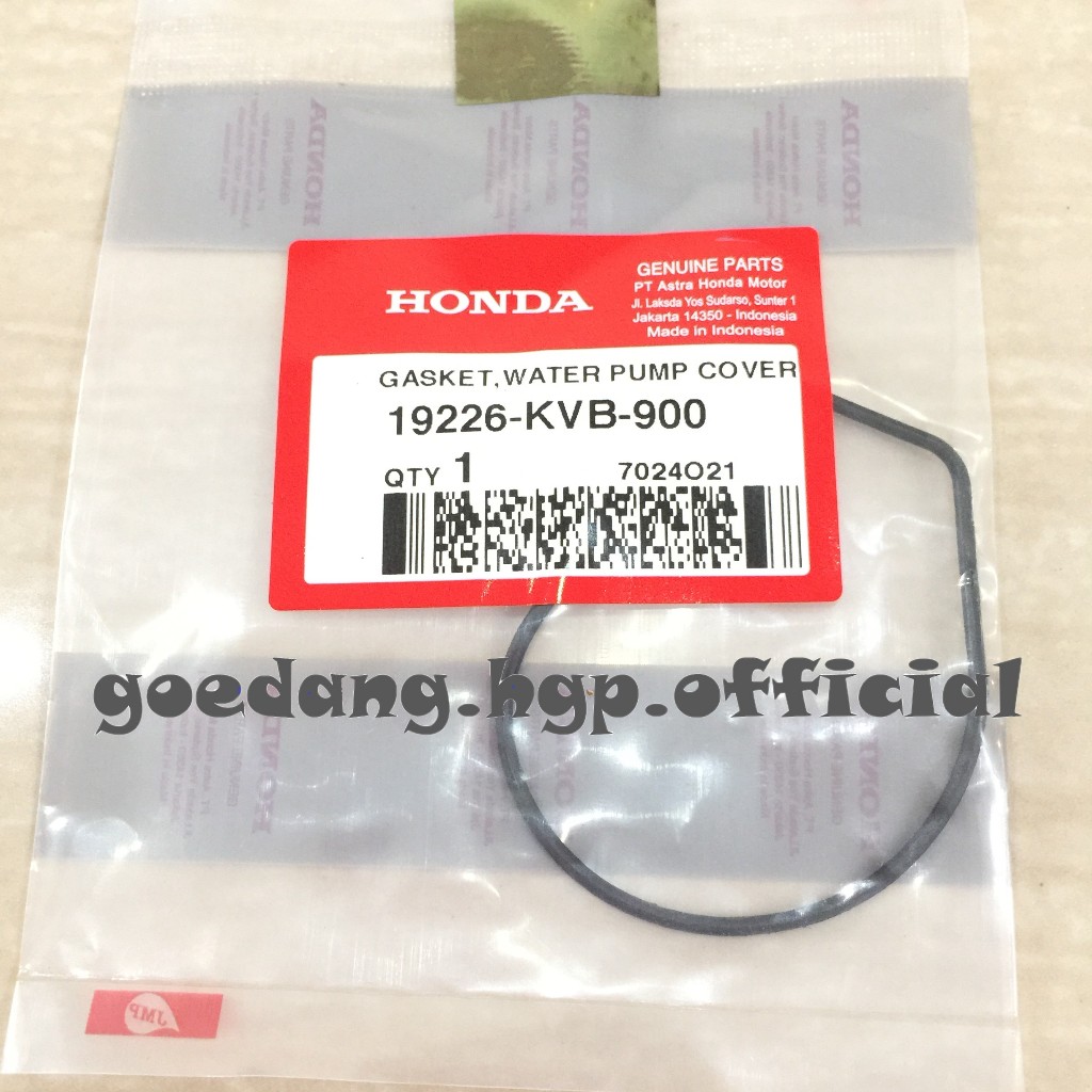ฝาครอบปั๊มน้ํา Oring คาร์บูเรเตอร์ VARIOKVB ORIGINAL AHM 19226KVB900