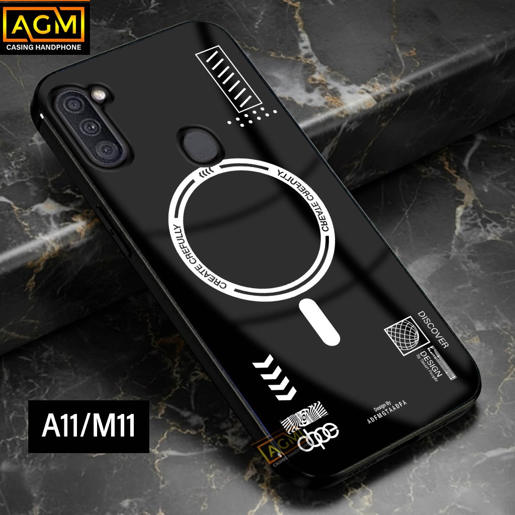 เคส Samsung A11/M11 - เคส Softcase Glossy Full Body Casing Hp Samsung M11/A11 [Magsaf Motif] - เคส A
