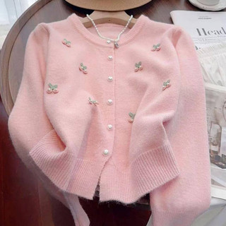 GS - Cardigan Rajut Cherry | Cardi Wanita Premium Chery | Outer Korean rajutwear kardigan rajut