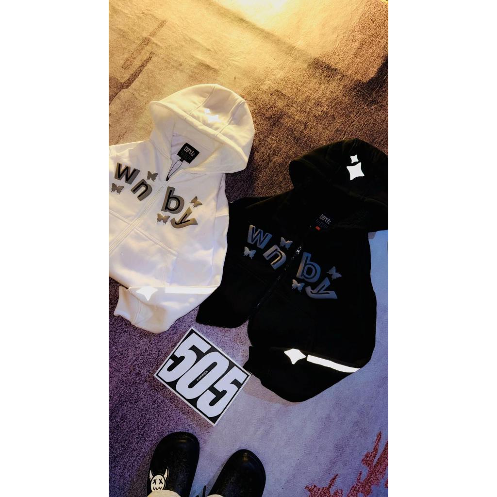 WANNABYEOURS V2 HOODIE REFLECTIVE PUFF INK CAP SHERVA REFLECTIVE LIGHT UP