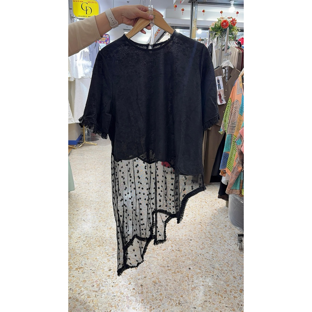 ILY TOP BLACK BANGKOK QUALITY TOP TOP