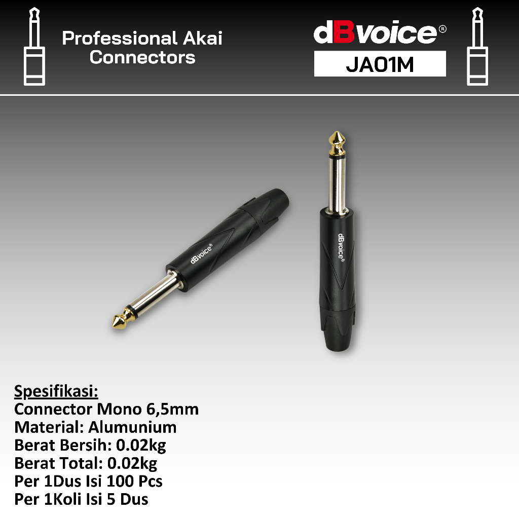 ขั้วต่อ Akai Mono dBvoice JA01M แจ็คเดิม AKAI dBvoice JA 01M 6.5MM